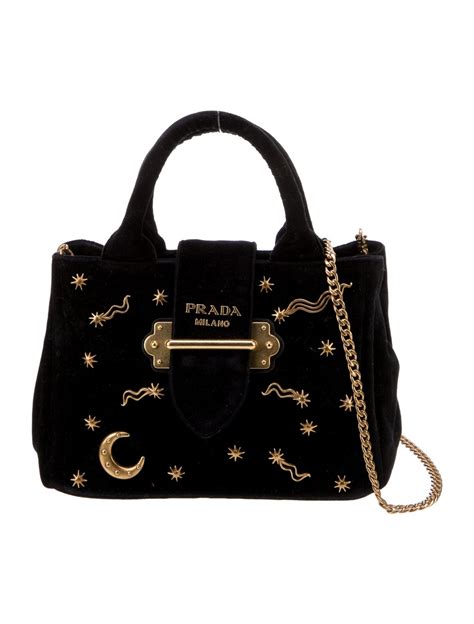 Prada Velluto Cahier Astrology Tote 